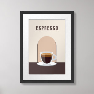 Espresso Retro coffee kitchen decor wall art