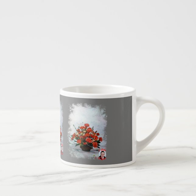 Espresso Tail Flower Wine Cup (Right)
