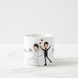 Espresso Wedding Cups
