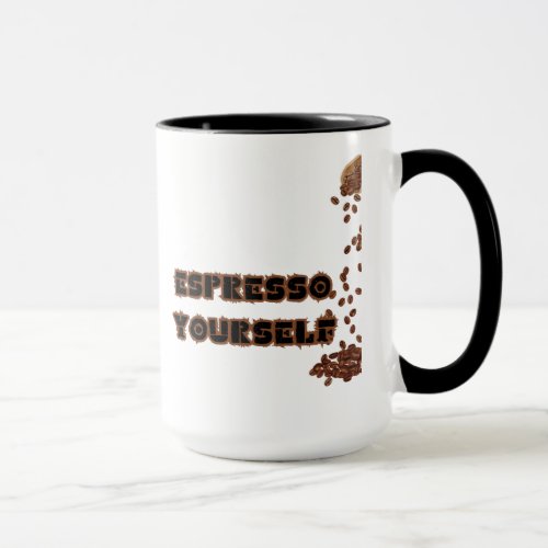 Espresso yourself coffre lover mug