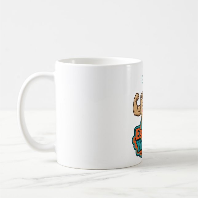 Espresso Yourself Funny Coffee Mug (Left)