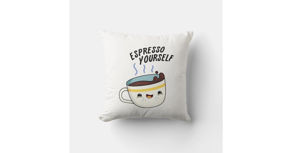 Espresso Yourself Funny Coffee Pun Poster, Zazzle
