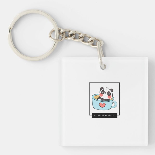 Espresso Yourself Keychain (Front)