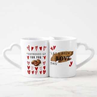 "Espresso Yourself, My Love!" Coffee Mug Set