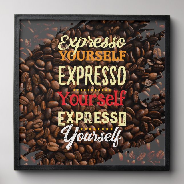 Espresso Yourself Peel And Stick Photo Tile (Front Set)