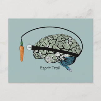 Esprit trail map postcard