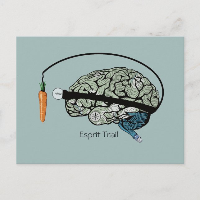 Esprit trail map postcard (Front)