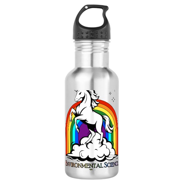 esrm rain stainless steel water bottle (Front)