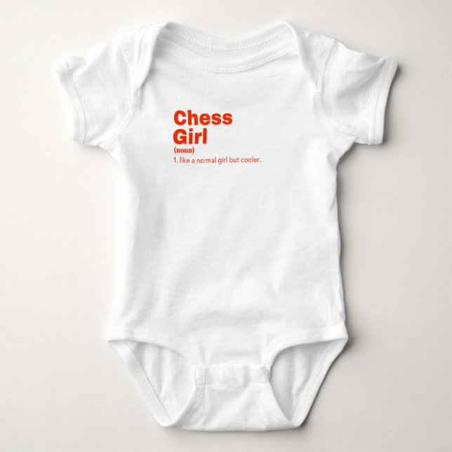ess Girl - Chess Baby Bodysuit (Front)
