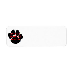 ESS name paw Label