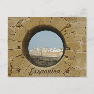Essaouira city wall view postcard