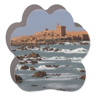 essaouira past view of the future ai art painting car magnet