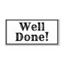 Essay Stamp Says well done. Teacher Rubber Stamp