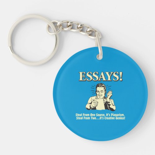 Essays Steal 1 Plagiarism 2 Genius Keychain