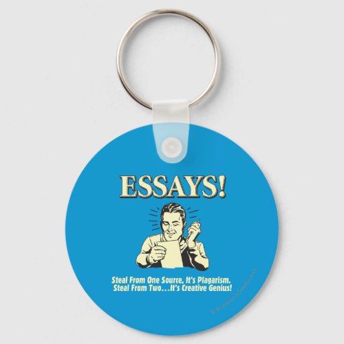 Essays Steal 1 Plagiarism 2 Genius Keychain