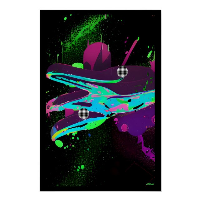 Esseloria - Ken Gage Abstract Poster (Front)