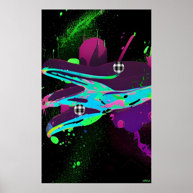 Esseloria - Ken Gage Abstract Poster (Front)