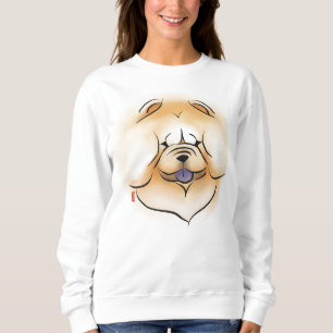 ESSENCE  Chow head on front and back  Sweatshirt