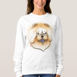 ESSENCE Chow head on front and back Sweatshirt