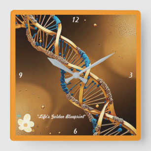 "Essence of Being" Square Wall Clock