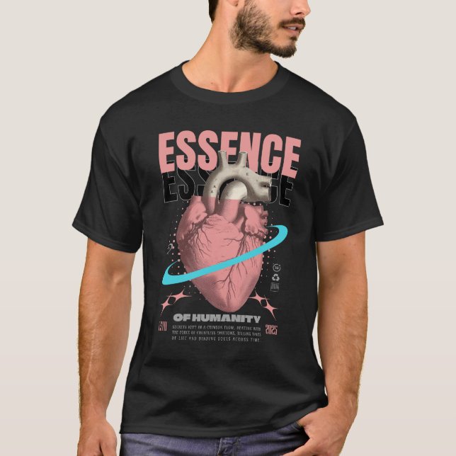Essence of Humanity - Heart Art T-Shirt (Front)