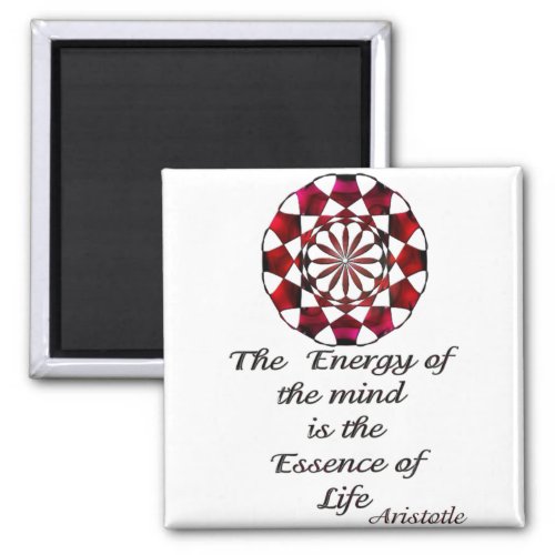 Essence of Life _Aristotle Quote Magnet