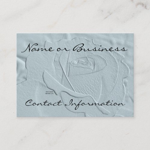 Essence of  Rose Blue Green Business Card