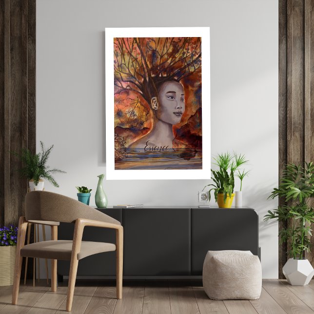 Essence of the Earth -Artistic Nature Goddess Acrylic Print (Essence of the Earth -Artistic Nature Goddess Acrylic Print)