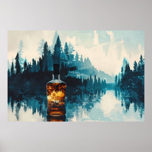 Essence of the Wild Nature in a Bottle Poster