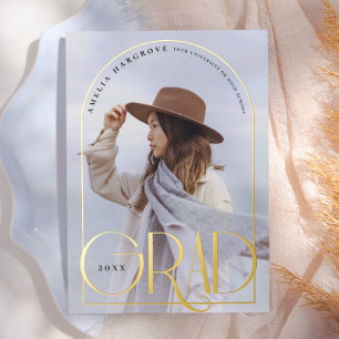 Essence Real Gold Foil Arch Graduate Announcement