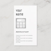 "Essential" Accountant Price Cards (Front)