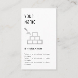 "Essential" Bricklayer Price Cards