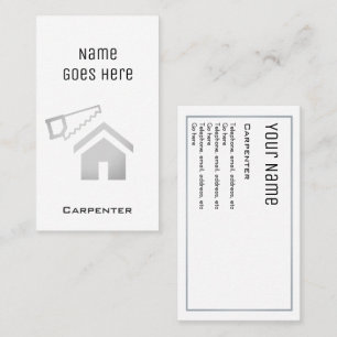 "Essential" Carpenter Business Cards