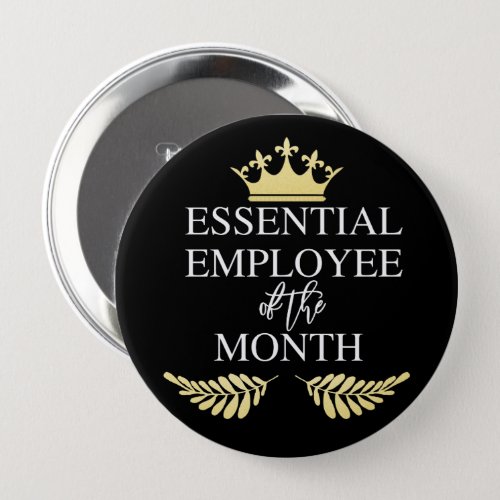 Essential Employee of the Month Coronavirus Button