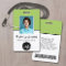 Essential Employee - Photo, Bar Code, Logo, Name