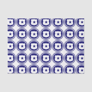 Essential • First Responder Blue Police Badge Tissue Paper