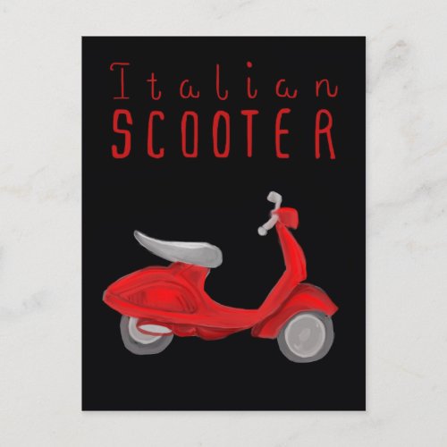 Essential Italy Postcard _ Italian Scooter