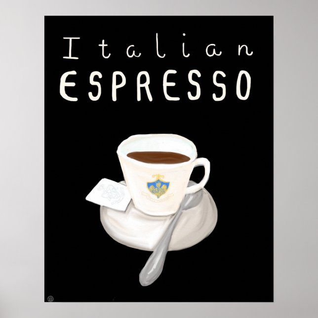Essential Italy Poster - Italian Espresso (Front)