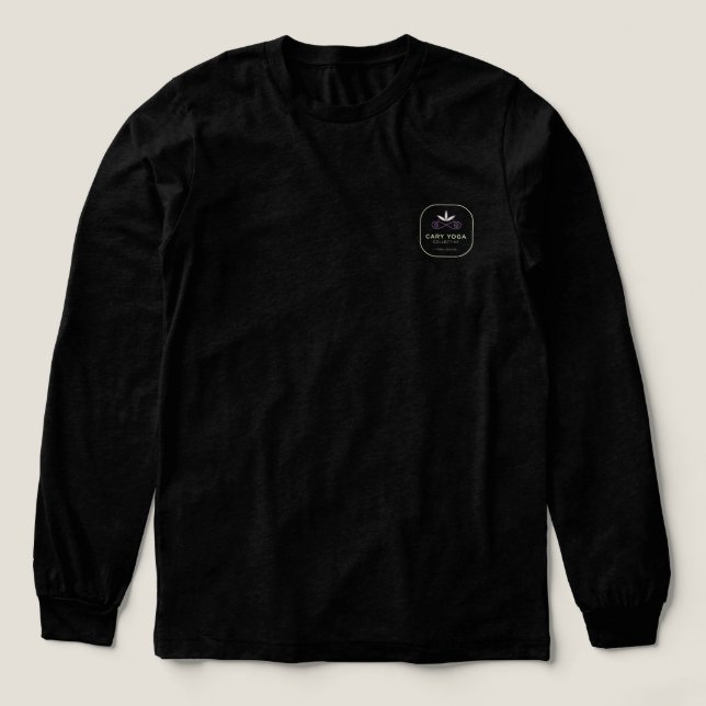 Essential Long Sleeve  Tri-Blend Shirt (Design Front)