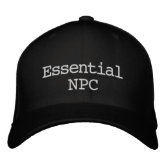 ★SINCLAIR★NPC SAVE EARTH MESSAGE EMBROIDERY BALL CAP NPC EMBROIDERED BASEBALL HAT | Zazzle