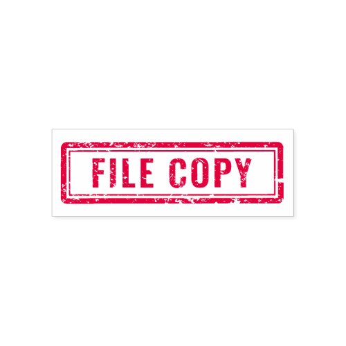 Essential Office File Copy Rubber Stamp