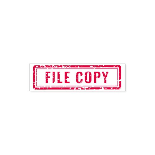 Essential Office File Copy Rubber Stamp