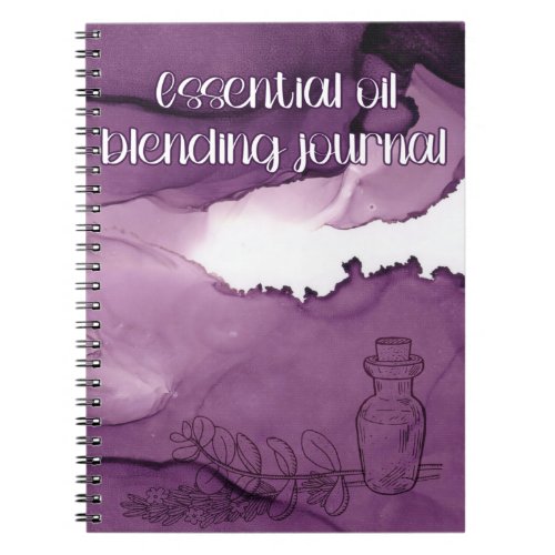 Essential oil blending journal
