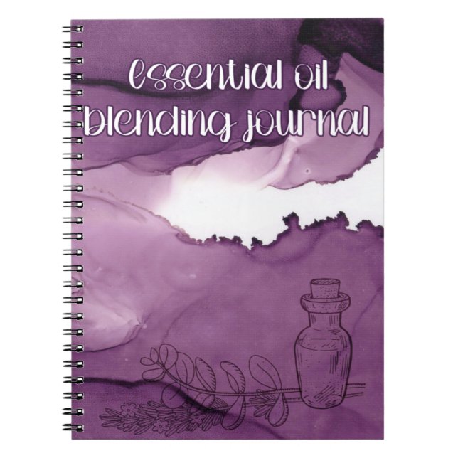 Essential oil blending journal (Front)