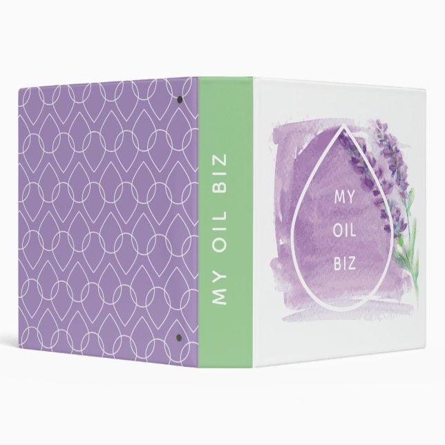 Essential Oil Business 3 Ring Binder (Background)