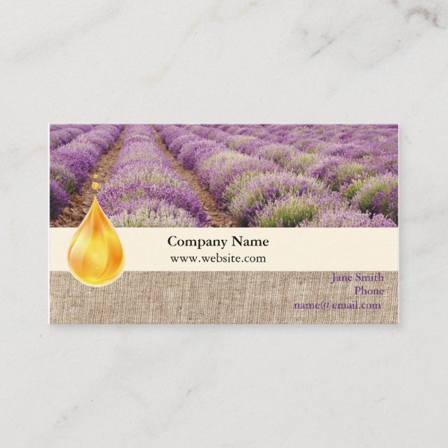 Essential Oil Distributor Business Card (Front)