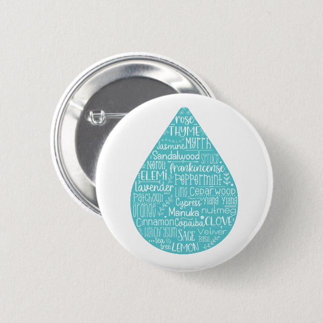 Essential Oil Drop Button (Front & Back)