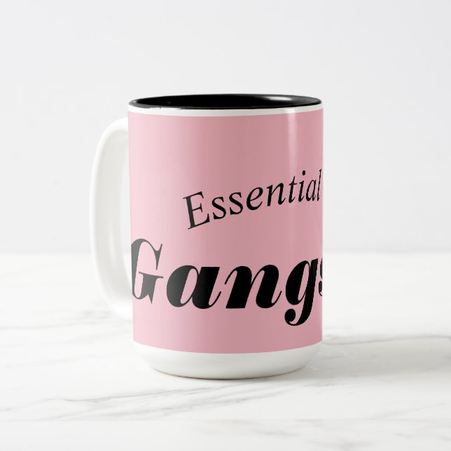 Essential Oil Gangster Mug (Front Left)