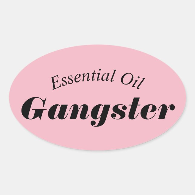 Essential Oil Gangster Stickers (Front)