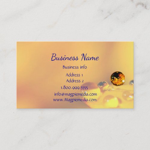 Essential Oil Products Custom Business Card